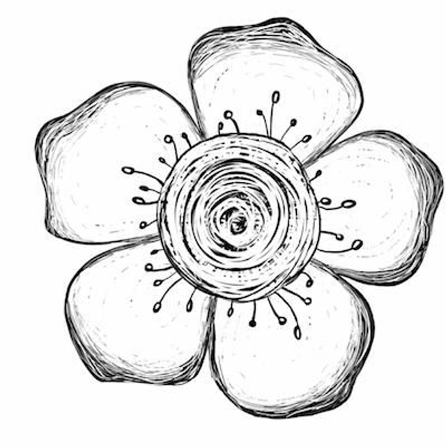 Mini Stempel Kirschblüte 