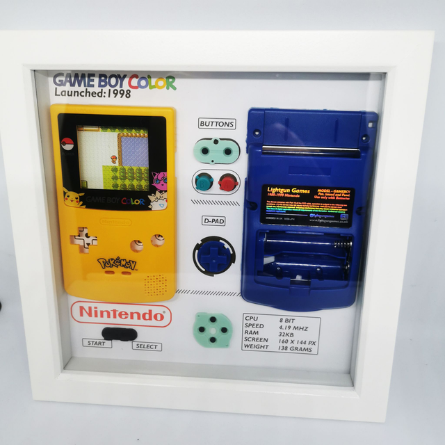 Framed Pokemon Gameboy Color