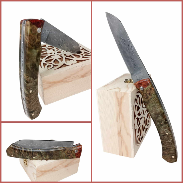 L'Ambacien ®™ damas léopard en Loupe d'Amboine