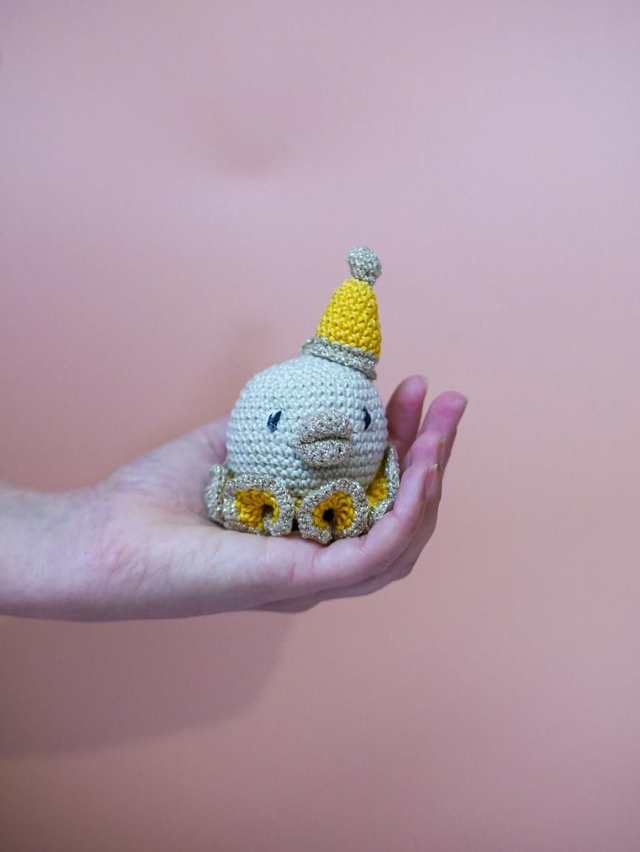 La boule de Noël canard 