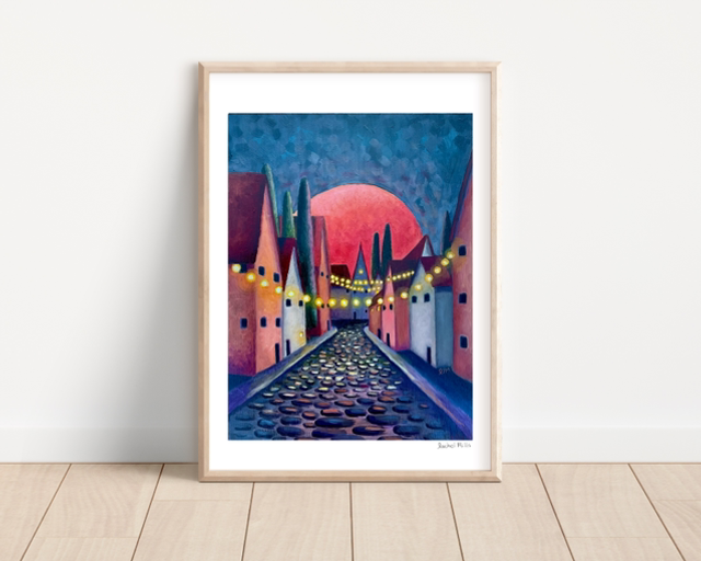 Signed A3 Print of Night Party