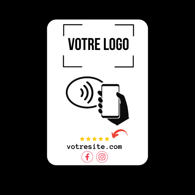 Cartes de visite connectée (X2)