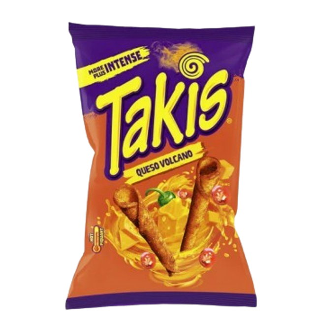Takis snack soufflé de maïs au piment ( le paquet de 100g )
