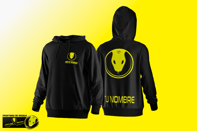 SUDADERA CON CAPUCHA (Moto Veneno)