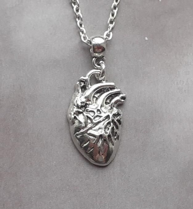 Anatomical Heart Necklace 