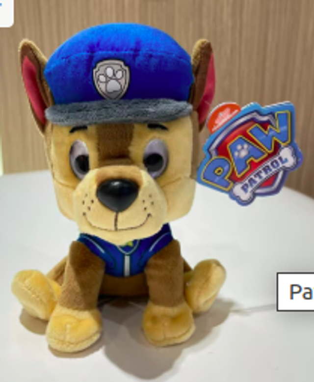Paw Patrol knuffel Chase (15cm)
