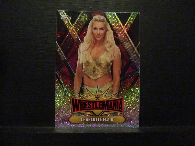 Charlotte Flair - Champions Wrestlemania Original Trading Card #WM-11