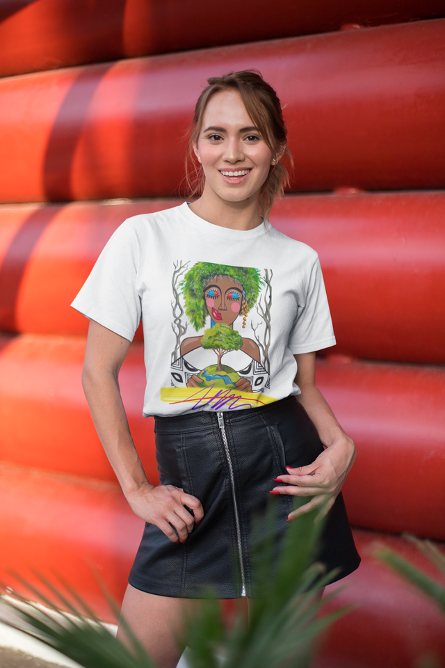 Q. c.3-T-shirt unisexe - Nouveau monde