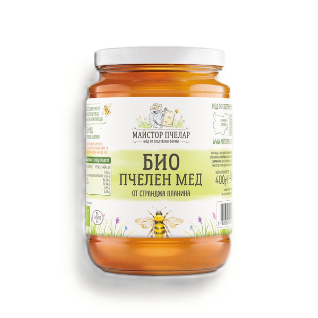 Био – Пчелен Мед – Странджа Планина (Майстор Пчелар) 400гр.