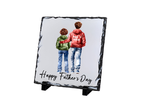 Father's Day Personalised Slate Tile