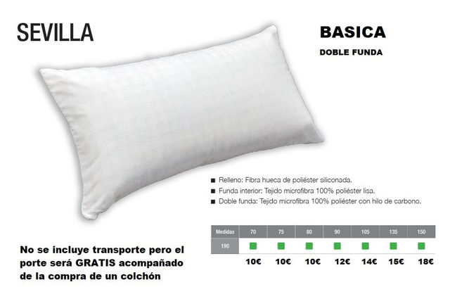 ALMOHADA SEVILLA (FIBRA DOBLE FUNDA)