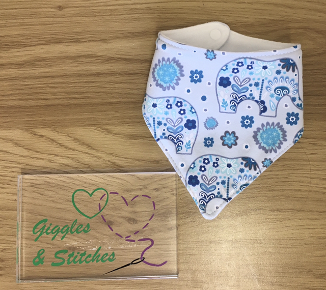 Elephants Bandana Bib