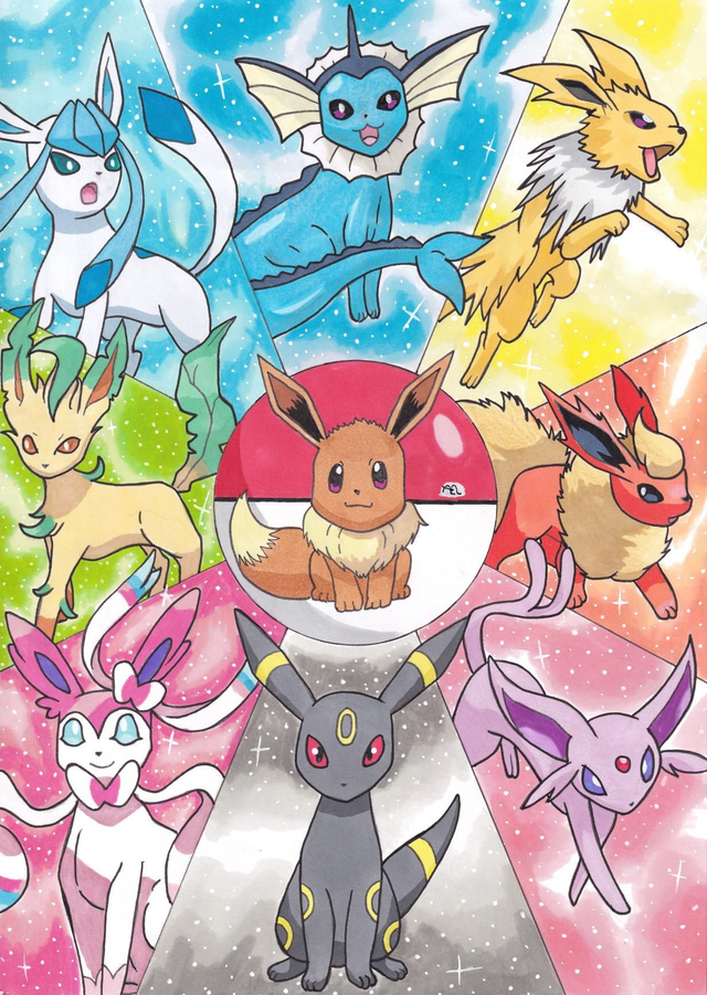 Print Pokemon - Evolitions 