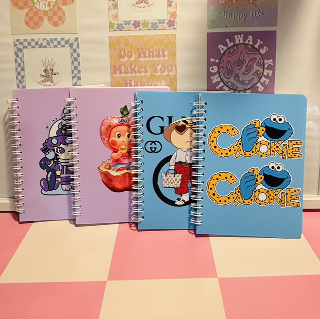 A6 Character themed notebook various designs