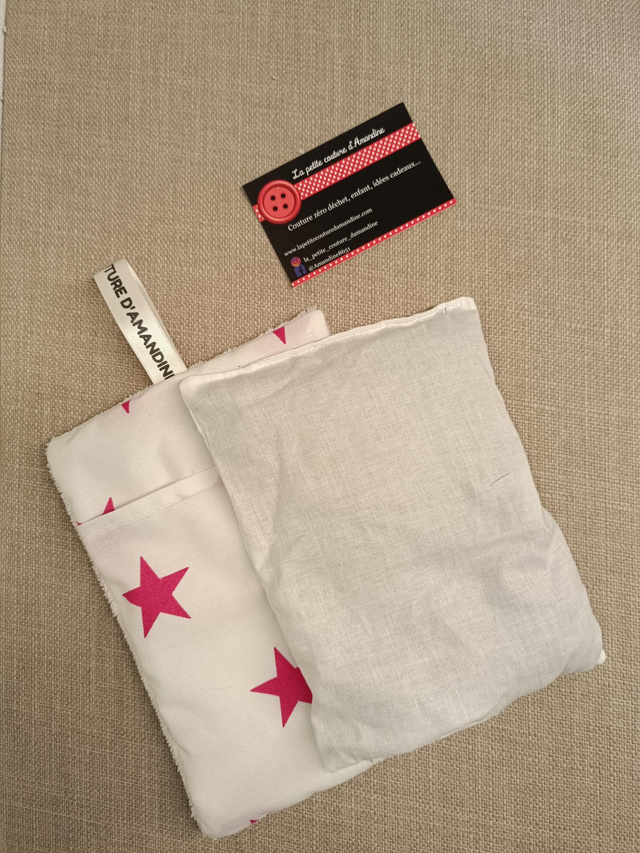 Bouillotte sèche motif étoiles
