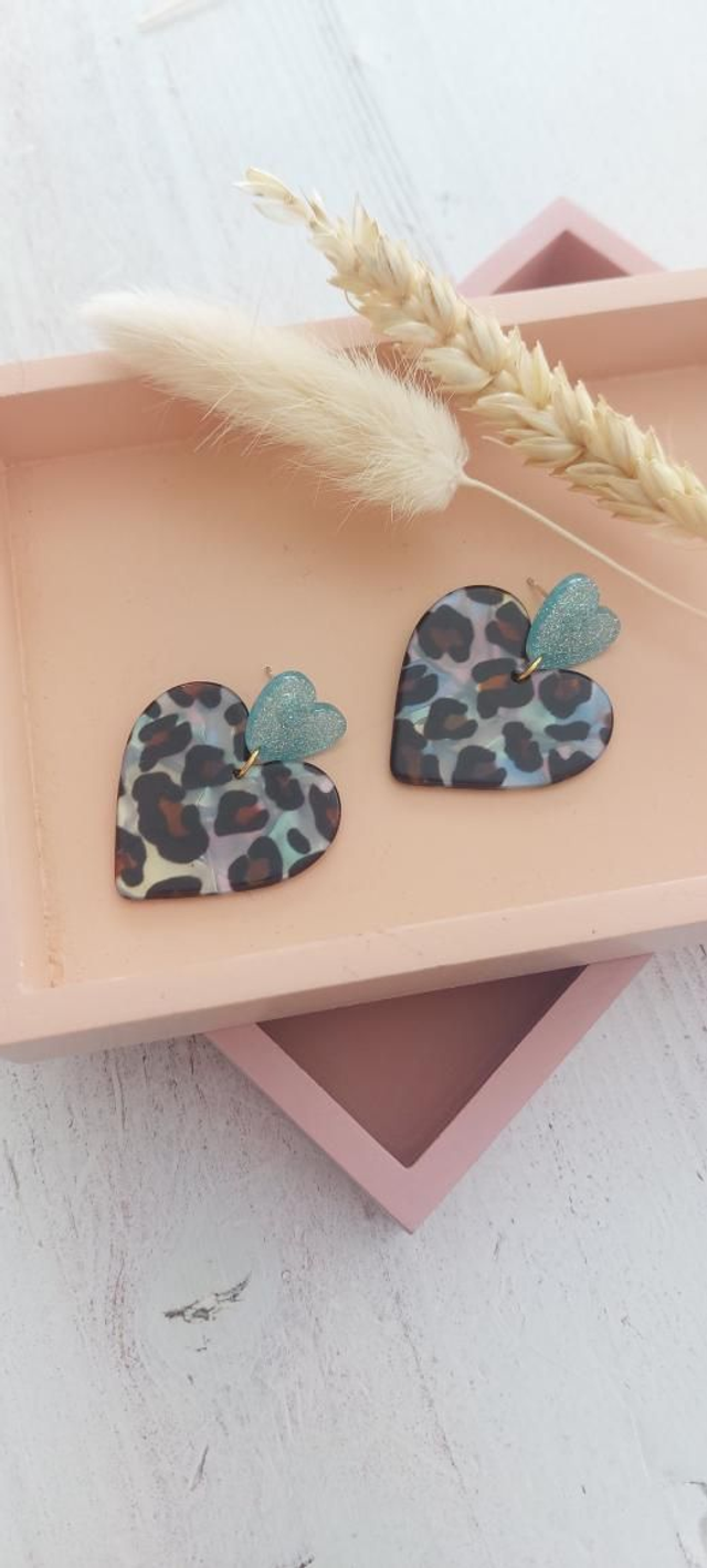 Boucles d&#039;oreilles Telma (gris)