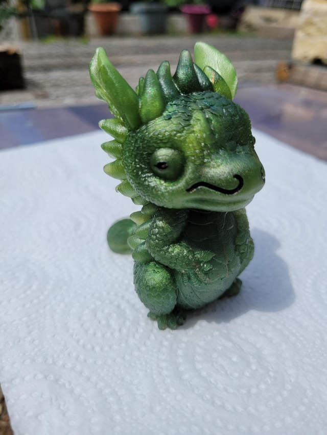 Joli Dragon chinois vert