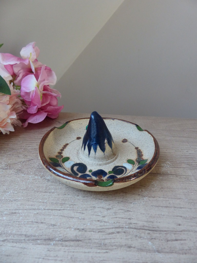 Cendrier Chapeau Sombrero Mexicain Poterie, Décoration Murale Chapeau Mexique en Argile, Amusant Vide Poche Poterie en Forme de Chapeau