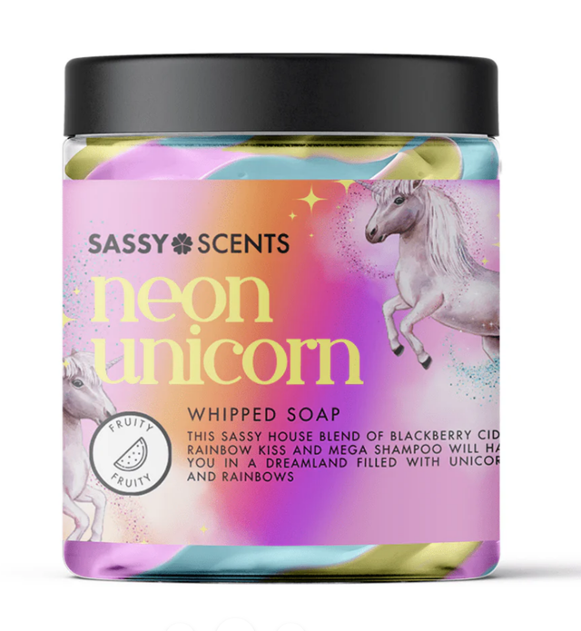 Neon Unicorn Whipped Soap