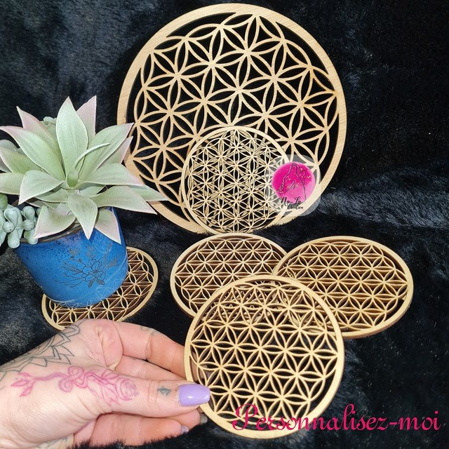 🌸 Une Fleur de Vie en bois, naturelle et intemporelle