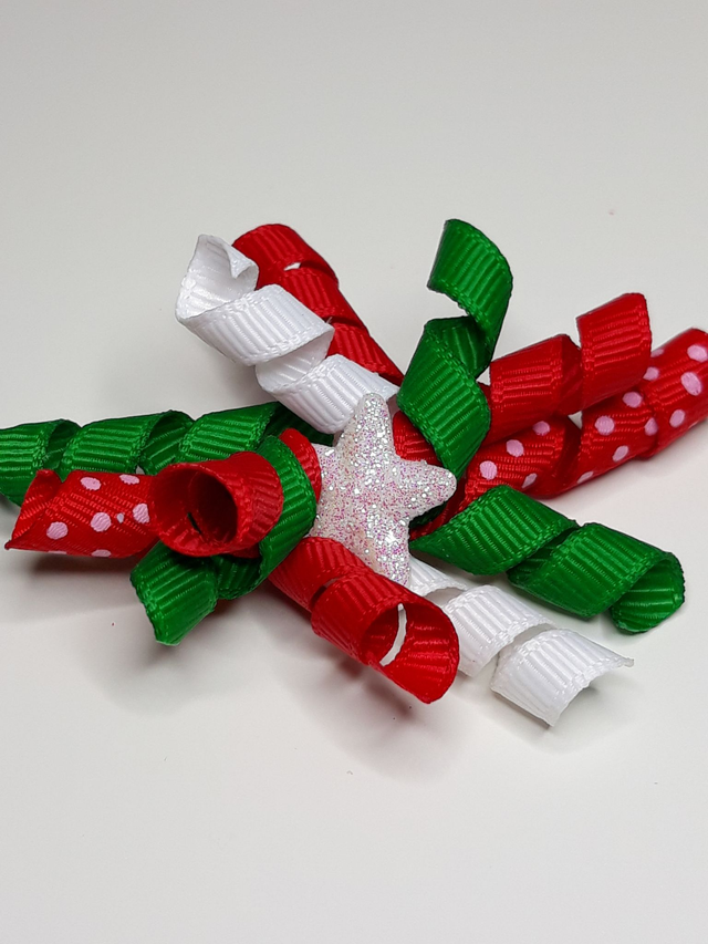 Noeud pour chien serpentins-couleurs de Noel