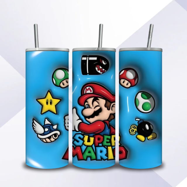Tumbler 3D Super Mario 
