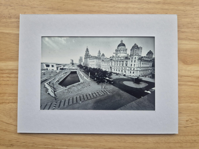 The Three Graces Black and White Photography Print (Mounted, 6x8&quot; to fit 6x4&quot;)