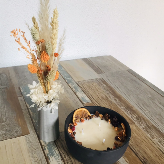 Bougie orange épicée 