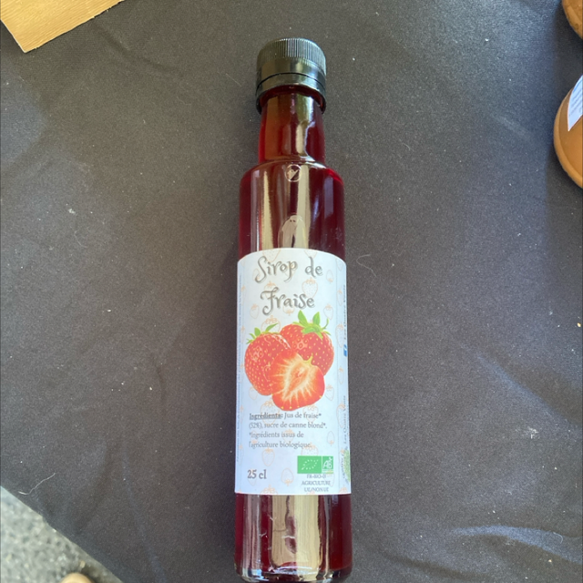 Sirop fraise 250ml