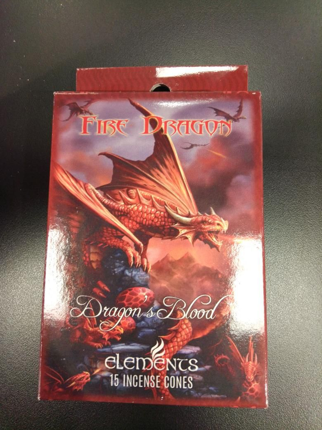 Elements Incense Cones - Fire Dragon (Dragon&#039;s Blood)