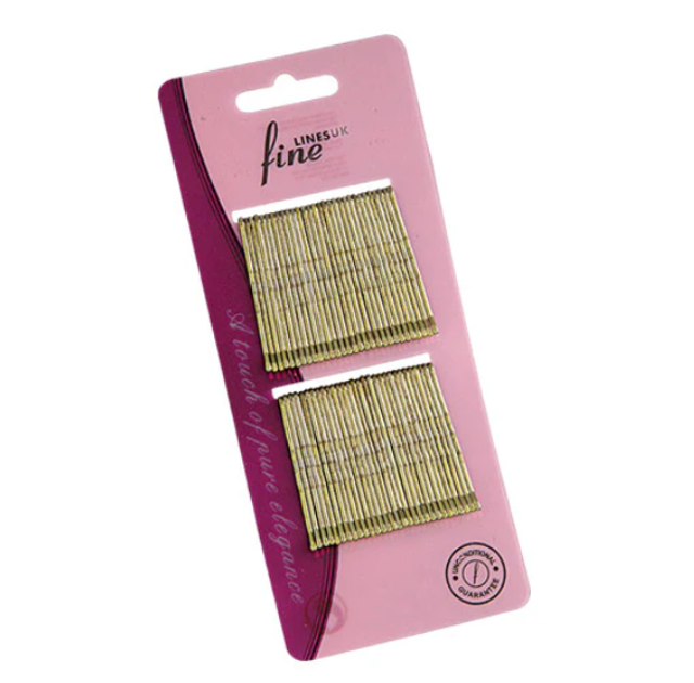 Fine Lines 60 Bobby Pins Gold (6140)