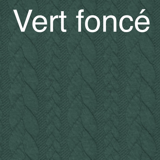 Torsadé vert foncé