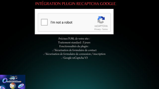 Intégration plugin reCaptcha Google