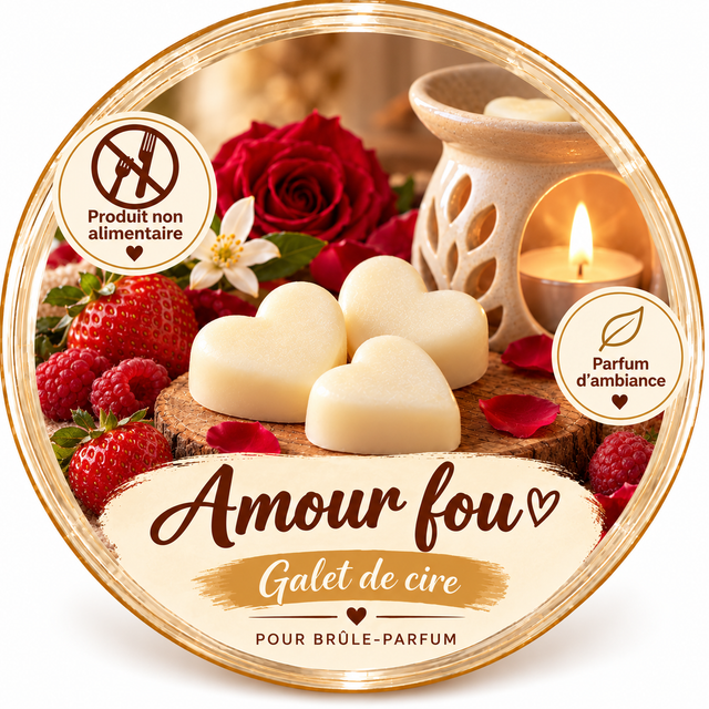 Galet de cire - Amour Fou