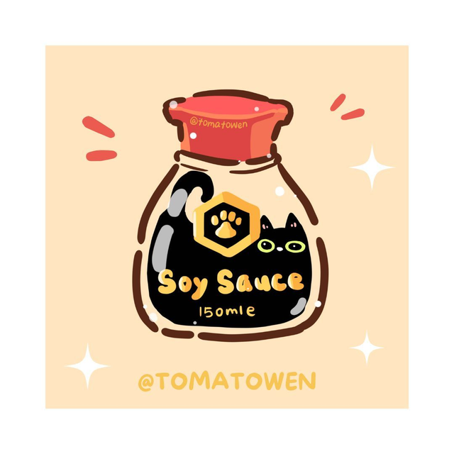 Sticker: Soy sauce Kola