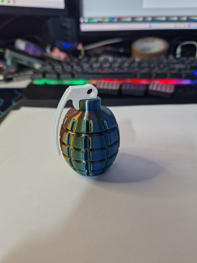 Grenade Container Keychain