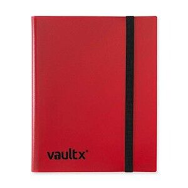 Vault X Classeur – Album Classeur Pour Cartes À Collectionner, Jeux De Cartes, Trading Card – 9 Poches – 360 Poches Pour TCG (Rouge)