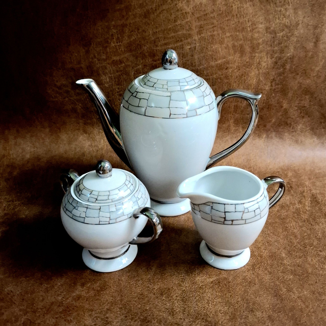 Vintage Bavaria Germany porseleinen theeset