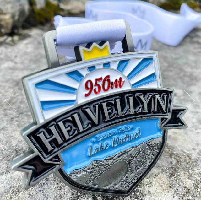 Helvellyn Medal, Lake District Hiking Medal, You've Earned It