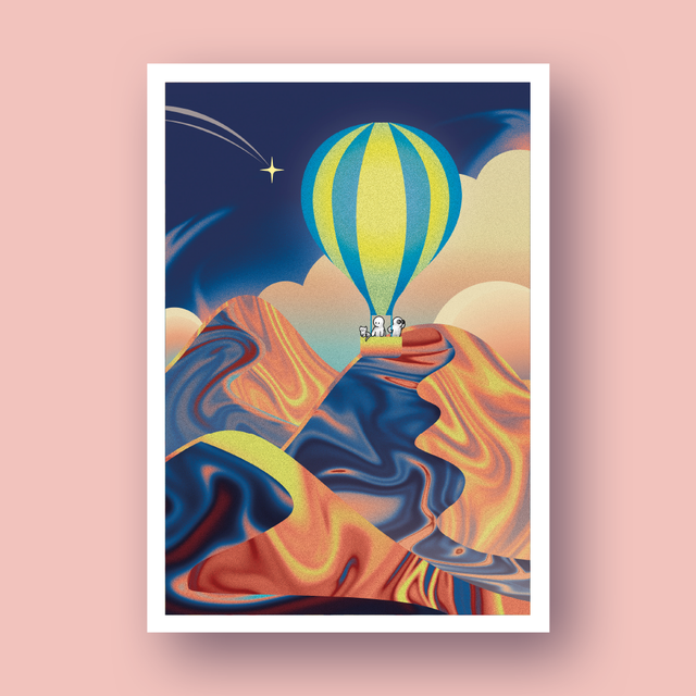 "Dunes" - Illustration A5