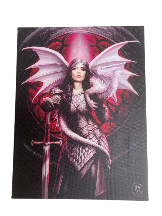 Anne Stokes &quot; Valour&quot; Canvas