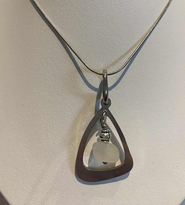 Sea glass necklace