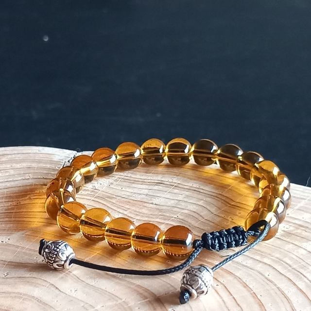 Bracelet ajustable en Ambre de la Baltique