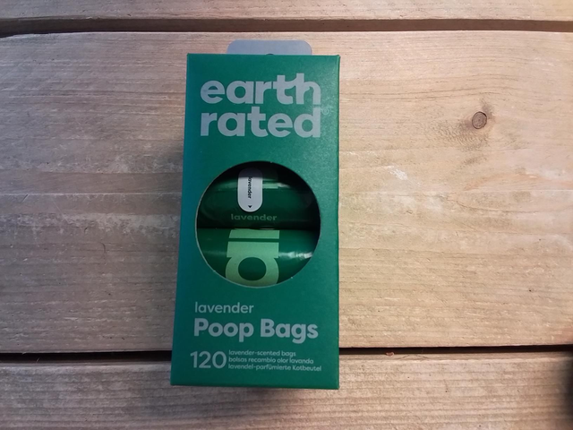 Earth rated  doosje poepzakjes lavendel