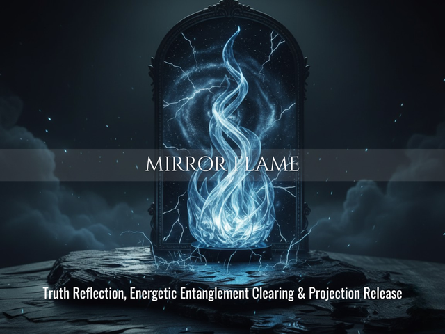 Mirror Flame | Truth Reflection, Energetic Entanglement Clearing &amp; Projection Release | Same Day Delivery