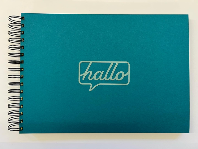 Fotoalbum zur Geburt inkl. Motiv in schwarzem MDF