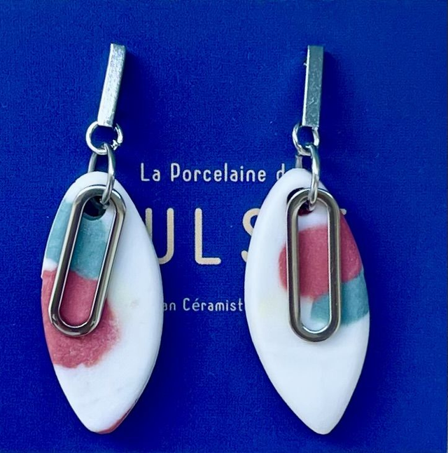 Boucles d&quot;oreilles &quot;Surf&quot; modèle 2