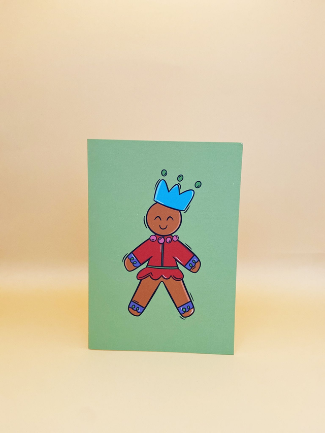 Gingerbread Christmas card 