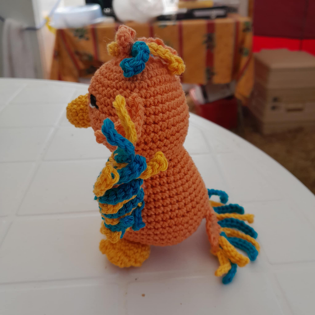 Peluche crochet JULIAX - Association ENSEMBLE POUR JULIA