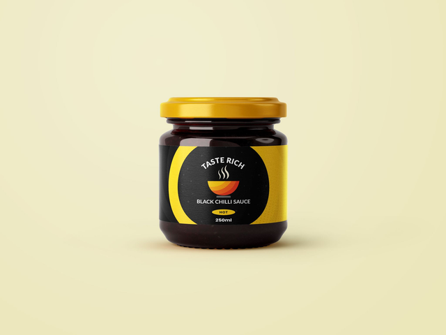 Black Chilli Sauce - Medium 🌶️🌶️